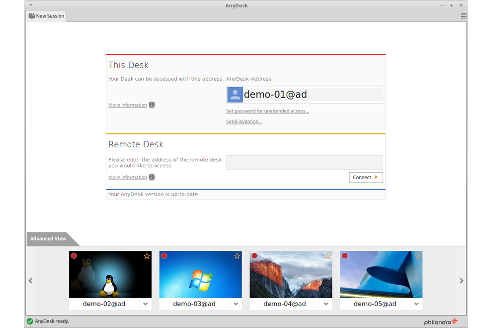 Anydesk remote desktop tool